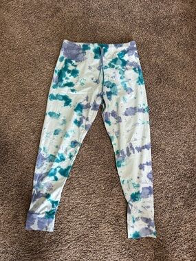 Victoria's Secret women’s  Tie-Dye Joggers - Teal & Lavender